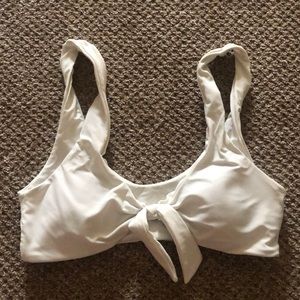 Zafup white bikini top